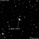 NGC 7473 - спиральная галактика с баром. Описание NGC 7473:, Галактика в созвездии Пегас