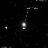 NGC 7484 - эллиптическая галактика. Описание NGC 7484:, Галактика в созвездии Скульптор