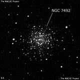 NGC 7492 - шаровое скопление звёзд. Описание NGC 7492:, Шаровое скопление в созвездии Водолей