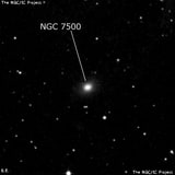 NGC 7500 - линзовидная галактика. Описание NGC 7500:, Галактика в созвездии Пегас
