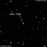 NGC 7504 - одиночная звезда. Описание NGC 7504:, Двойная звезда в созвездии Пегас