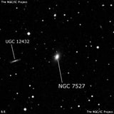 NGC 7527 - эллиптическая галактика. Описание NGC 7527:, Галактика в созвездии Пегас