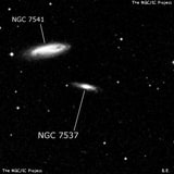 NGC 7537 - галактика. Описание NGC 7537:, Галактика в созвездии Рыбы