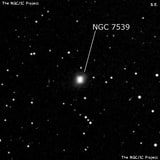 NGC 7539 - линзовидная галактика. Описание NGC 7539:, Галактика в созвездии Пегас
