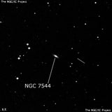 NGC 7544 - линзовидная галактика. Описание NGC 7544:, Галактика в созвездии Рыбы