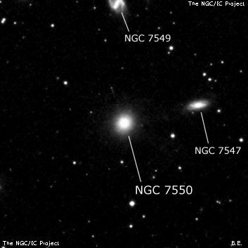 NGC 7550 - галактика. Описание NGC 7550:, Галактика в созвездии Пегас