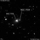 NGC 7554 - эллиптическая галактика. Описание NGC 7554:, Галактика в созвездии Рыбы