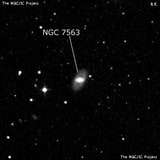 NGC 7563 - спиральная галактика с баром. Описание NGC 7563:, Галактика в созвездии Пегас