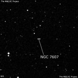 NGC 7607 - две звезды. Описание NGC 7607:, Двойная звезда в созвездии Пегас