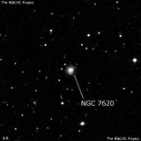 NGC 7620 - спиральная галактика. Описание NGC 7620:, Галактика в созвездии Пегас