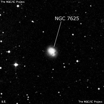 NGC 7625 - спиральная галактика. Описание NGC 7625:, Галактика в созвездии Пегас