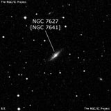 NGC 7627 - спиральная галактика. Описание NGC 7627:, Объект глубокого космоса в созвездии Пегас