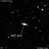 NGC 7631 - спиральная галактика. Описание NGC 7631:, Галактика в созвездии Пегас