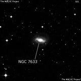 NGC 7633 - спиральная галактика с баром. Описание NGC 7633:, Галактика в созвездии Индеец