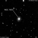 NGC 7653 - спиральная галактика. Описание NGC 7653:, Галактика в созвездии Пегас