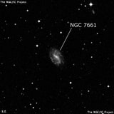 NGC 7661 - спиральная галактика с баром. Описание NGC 7661:, Галактика в созвездии Тукан
