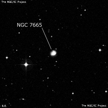 NGC 7665 - галактика. Описание NGC 7665:, Галактика в созвездии Водолей