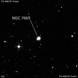 NGC 7665 - галактика. Описание NGC 7665:, Галактика в созвездии Водолей
