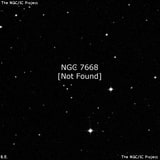 NGC 7668 - по указанным Генри Дрейером координатам, объект повторно не найден; . Описание NGC 7668:, Объект глубокого космоса в созвездии Рыбы