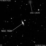 NGC 7684 - линзовидная галактика. Описание NGC 7684:, Галактика в созвездии Рыбы