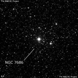 NGC 7686 - рассеянное скопление звёзд. Описание NGC 7686:, Рассеянное скопление в созвездии Андромеда