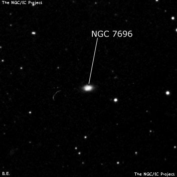 NGC 7696 - спиральная галактика. Описание NGC 7696:, Галактика в созвездии Рыбы