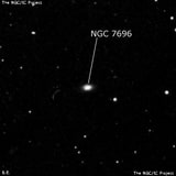 NGC 7696 - спиральная галактика. Описание NGC 7696:, Галактика в созвездии Рыбы