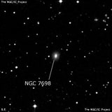 NGC 7698 - линзовидная галактика. Описание NGC 7698:, Галактика в созвездии Пегас