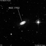 NGC 7702 - линзовидная галактика. Описание NGC 7702:, Галактика в созвездии Феникс