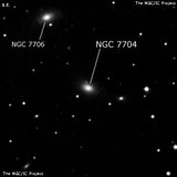 NGC 7704 - галактика. Описание NGC 7704:, Галактика в созвездии Рыбы
