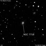 NGC 7718 - галактика. Описание NGC 7718:, Галактика в созвездии Пегас