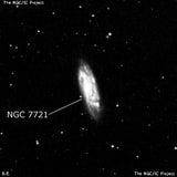 NGC 7721 - спиральная галактика. Описание NGC 7721:, Галактика в созвездии Водолей