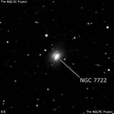 NGC 7722 - линзовидная галактика. Описание NGC 7722:, Галактика в созвездии Пегас