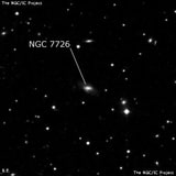 NGC 7726 - спиральная галактика с баром. Описание NGC 7726:, Галактика в созвездии Пегас