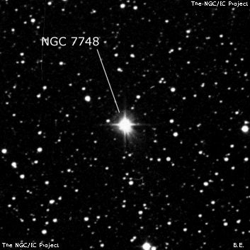 NGC 7748 - одиночная звезда. Описание NGC 7748:, Двойная звезда в созвездии Цефей