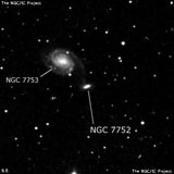NGC 7752 - галактика. Описание NGC 7752:, Галактика в созвездии Пегас