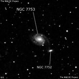 NGC 7753 - спиральная галактика с баром. Описание NGC 7753:, Галактика в созвездии Пегас