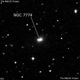 NGC 7774 - эллиптическая галактика. Описание NGC 7774:, Галактика в созвездии Пегас