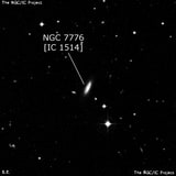 NGC 7776 - спиральная галактика. Описание NGC 7776:, Галактика в созвездии Водолей