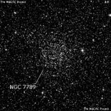 NGC 7789 - рассеянное скопление звёзд. Описание NGC 7789:, Рассеянное скопление в созвездии Кассиопея