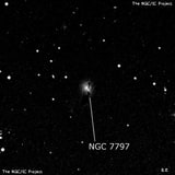 NGC 7797 - галактика. Описание NGC 7797:, Галактика в созвездии Рыбы