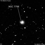 NGC 7798 - спиральная галактика. Описание NGC 7798:, Галактика в созвездии Пегас