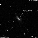 NGC 7800 - галактика неправильной формы. Описание NGC 7800:, Галактика в созвездии Пегас