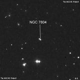 NGC 7804 - две звезды. Описание NGC 7804:, Двойная звезда в созвездии Рыбы