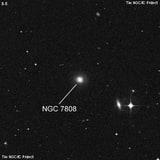 NGC 7808 - линзовидная галактика. Описание NGC 7808:, Галактика в созвездии Кит
