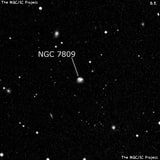 NGC 7809 - галактика неправильной формы. Описание NGC 7809:, Галактика в созвездии Рыбы