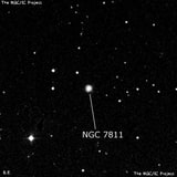 NGC 7811 - галактика неправильной формы. Описание NGC 7811:, Галактика в созвездии Рыбы