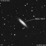 NGC 7817 - галактика. Описание NGC 7817:, Галактика в созвездии Пегас