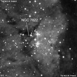 NGC 7822 - туманность. Описание NGC 7822:, Область H II в созвездии Цефей