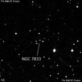 NGC 7833 - четыре звезды. Описание NGC 7833:, Объект глубокого космоса в созвездии Пегас
